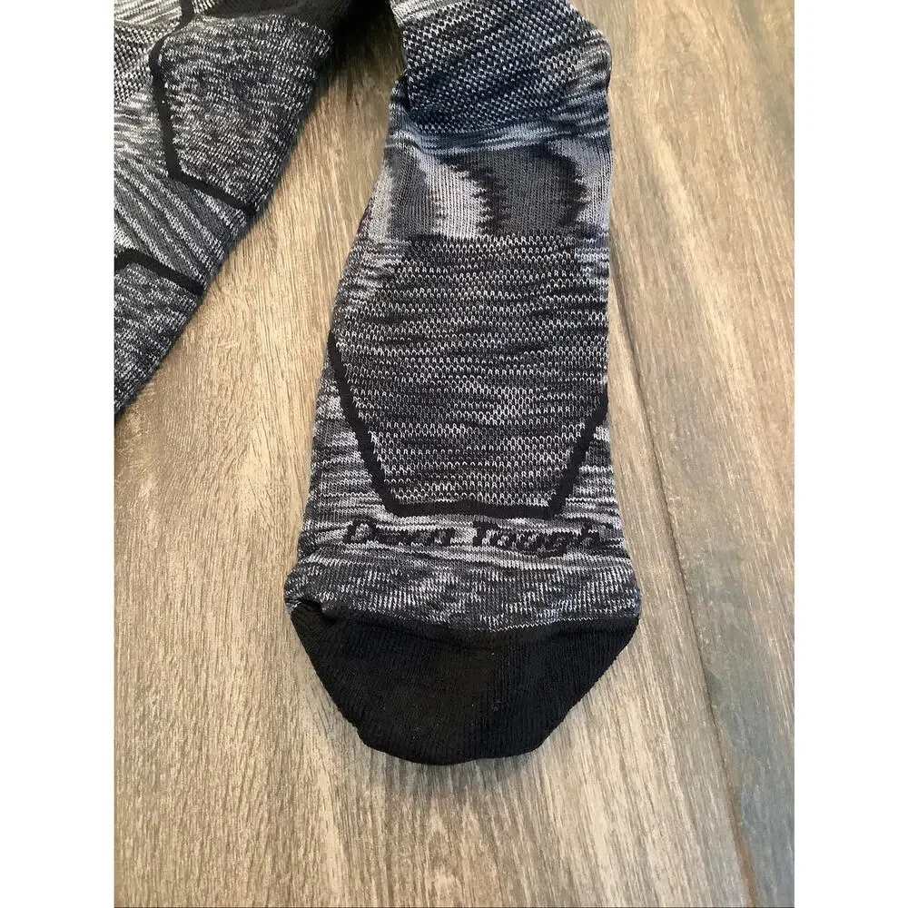 Darn Tough Men's XL Space Gray Light Hiker Micro Crew Socks Outdoor Hiking E5-4